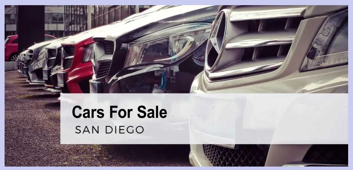 Different Types of Cars For Sale in San Diego