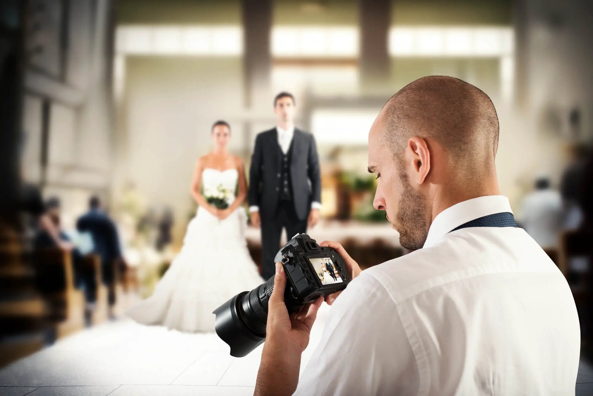 An Experienced Person Wedding Photography